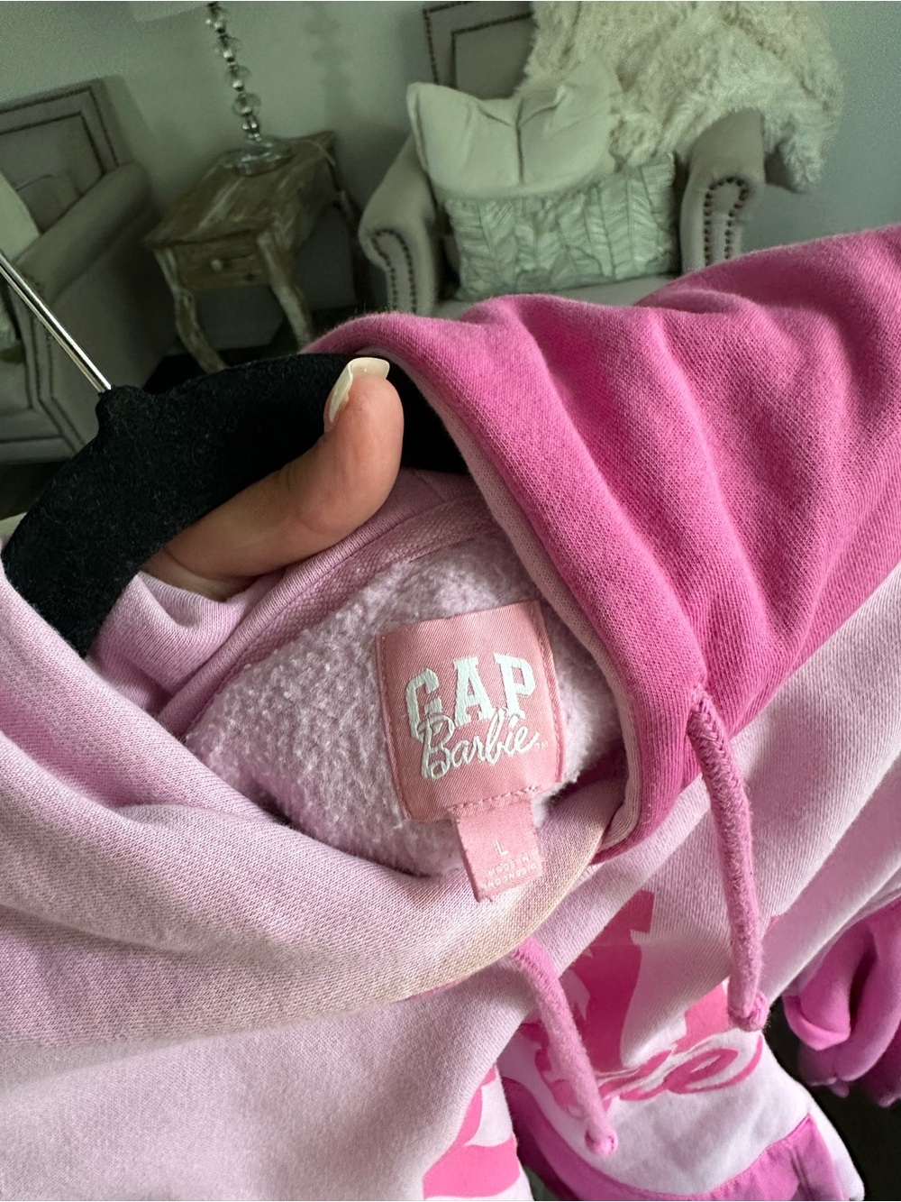 Barbie GAP Pink Ombre Pullover Hoodie - Picture 4 of 4